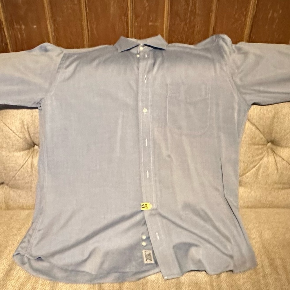 Blue Gitman Bros Button Down - Spread Collar - image 1